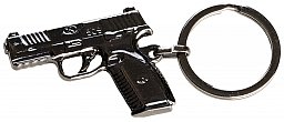 BROWNING "give away" massiver Schlüsselanhänger / Key Ring > FN 509 Pistole "PORTE CLE FN" Anhänger