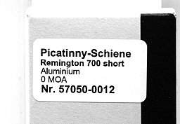 Recknagel (Weaver) Picatinny Schiene für Remington 700 SHORT Action (.223 .308) inkl. Schrauben NEU!