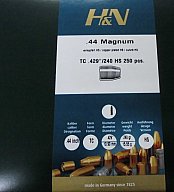Geschosse H&N .44 240gr FK