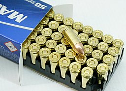 50 Schuss MAGTECH 9mm Luger 9x19 Pistolenpatronen FMJ 124gr 8,0g Vollm. #9B Kurzwaffenmunition IPSC