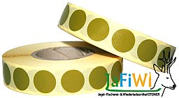 2.000 Stück SCHUSSPFLASTER 16mm auf ROLLE > Farbe: Grün | GREEN > 2000er Rolle | SONDERPREIS NEU !