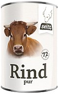 400g SEITZ Dosennahrung Hundefutter RIND PUR ADULT besonders hochwertig und getreidefrei | Büffel