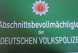 Blechschild 20x30 cm Abschnittsbevollmächtigter der Volkspolizei