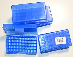 4 Patronenboxen 38SPL und .357