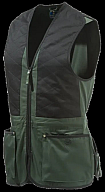Beretta Schießweste Modell "Trap Cotton SMU" - NEUWARE - grün/schwarz & grün/braun