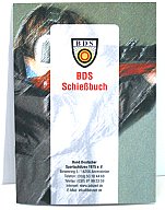 1 x Schießbuch Schießnachweisheft für Behörden oder Verband Bedürfnisnachweis 32 Seiten BDS 105x148