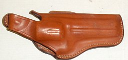 Original Bianchi Holster 5BH rechts 4", Leder für Colt 38/357mag
