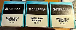 Federal - SMALL RIFLE PRIMERS - NO.205