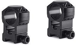 HAWKE Taktische Ringmontage 1Paar: 25,4mm 1'' Zoll für Weaver Picatinny Schiene Bauhöhe E-High 23mm