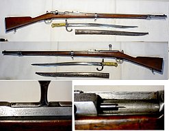 Chassepot Gewehr 1866 mit Bajonett