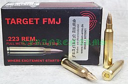 GECO Target FMJ .223 Rem. 55gr. 3,6g 50 Stück 8006106