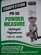 Redding Pulverfüller PR-50. Mit Pulverdach. Nur für Wiederlader-Perfektionisten.
