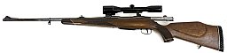 Repetierbüchse Sauer 80 Kal. 8x68, offene Visierung, Zeiss Diatal-D 6x42, *gebraucht*