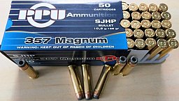 Munition PPU 357mag HP