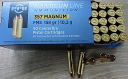 Munition PPU .357mag VM-Spitz Speedloader