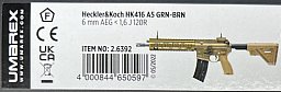 HK416 A5 NEU NEU VFC S-AEG RAL8000