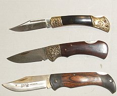 3 Stück Herbertz Qualitäts Taschen Messer Zweihand