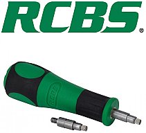 RCBS 9575 Primer Pocket Brush COMBO / Zündglockreiniger Bürsten(rostfrei) Set mit Griff> Large+Small