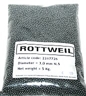 5kg ROTTWEIL Bleischrot Jagdschrot Beutel zum Wiederladen von Schrotpatronen 3,0mm No.5 #5 Größe 5