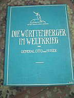 Antiquarisches Buch: Die Württemberger im Weltkrieg