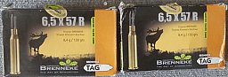 Büchspatrone Brenneke 6,5x57R TAG