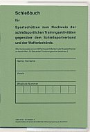 Schießbuch | Schiessbuch für Sportschützen mit PVC Schutzhülle - Motiv BW Style