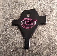 Original Colt Schraubendreher/ Sight Adjustment Tool-Rotes Emblem-NEUWERTIG