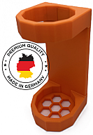 Magnetischer Schalldämpfer Halter bis Ø 56mm Orange | Waffenschrank Halterung Schalldämpferhalter
