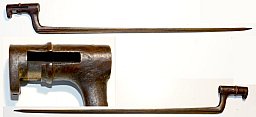 Tüllenbajonett, 4-Kantklinge 48,6 cm
