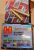 .22Hornet/35grs V-Max Hornady 25 Stk. # No.8302 #