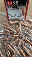 .30/165 grs CX Hornady Geschosse bleifrei 50 Stk. No. 304704