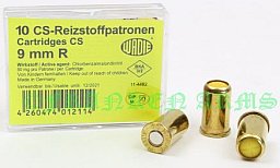 Wadie Gaspatronen CS 9mm R.K. 10Stück 48027000