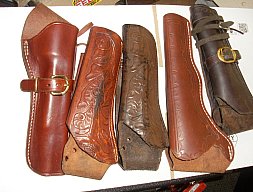 5 Vorderladerholster Leder