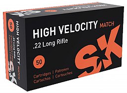 500 Schuss SK HIGH VELOCITY MATCH HV .22 l.r. lfb | 2,59g 40gr > 385m/s > 100m + PRS Rimfire PRC NRL