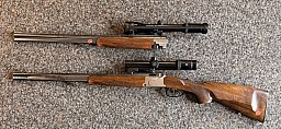 Krieghoff Ultra Bockdoppelbüchse 8x57irs mit zeiss 1,1-4x24 HT mit Leuchtabsehen und BBF Wechsellauf