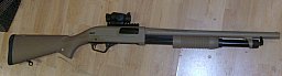 Winchester Super x repetierflinte 12/76 SXP mit Falke Rotpunkt