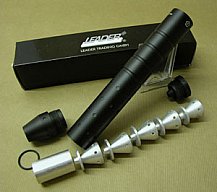 @ TOP Hochleistungs "F" Schalldämpfer 1/2"-20 LEADER für Luftgewehr & LuPi Vollmetall Kal. 4,5 & 5,5
