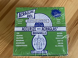 Brownells ACRAGLAS Gel, Bettungsmittel, nicht entflammbares Set 4 OZ, Neu, Rechnung, unbenutzt