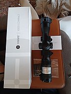 Hawke Armbrust Zielfernrohr XB 30 Compakt 1,5-6x36 mit SR Leuchtabsehen+Montage UTG
