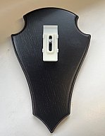 Rehbockbrett LANGE NASE-Eiche dunkel 22x14 inkl. Befestigung *Lagerware*