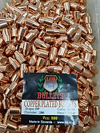9mm/.356-145grs. LOS FP 500 Stk. verkupfert.