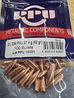 .22/.224/62grs. FMJ-BT PPU Geschosse 100 stk #B-419#