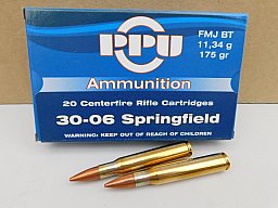 .30-06/175grs. Springfield PPU FMJBT 100 Stk. A-449# SSZ Berka