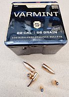 .22/.224/55grs Speer Varmint spitz SP Geschosse 100 Stk. No. 1047 # SSZ Berka