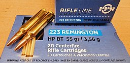 .223/55grs. HPBT PPU 100 stk. A-616 # SSZ Berka