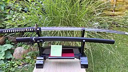 Samurai Schwerter Katana Katsumoto - scharf, echt & handgeschmiedet - Katana Schwert ohne Ständer -
