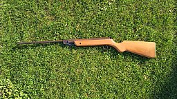 DDR Luftgewehr Haenel Modell 300 Knicker Kaliber 4,5mm Holzschaft