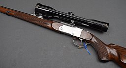 Kipplaufbüchse Weißfertig Waffen-Schmidt-Bayreuth, Kaliber 5,6x50RM, sehr gut