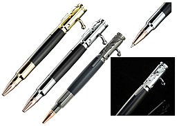 Kugelschreiber im Patronendesign mit Repetiermechanik