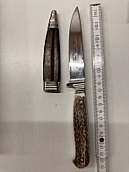 PUMA bock Solingen Jagdmesser / Trachtenmesser (112590) – Hirschhorn – Bj. 2016 – OVP & Papiere